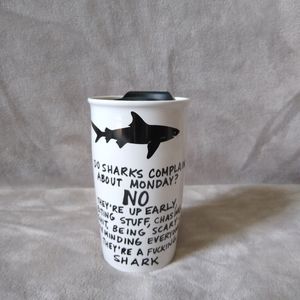 Shark week Stoneware Tumbler
